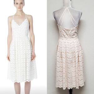 chinese dress ladies Zoya Tie-Up Back Lace Maxi Dress White main image 0